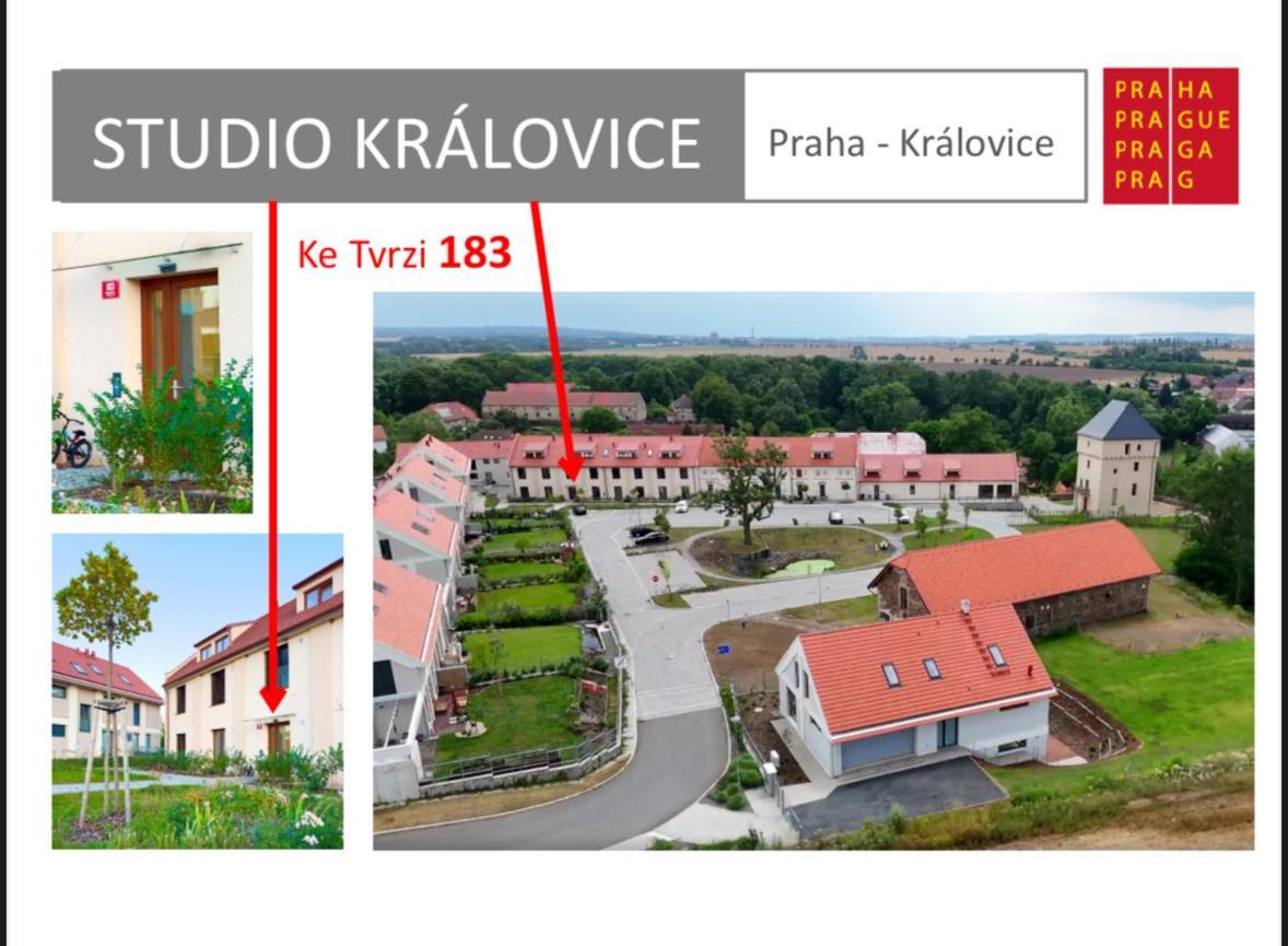 Studio Kralovice Apartment Prag Exteriör bild